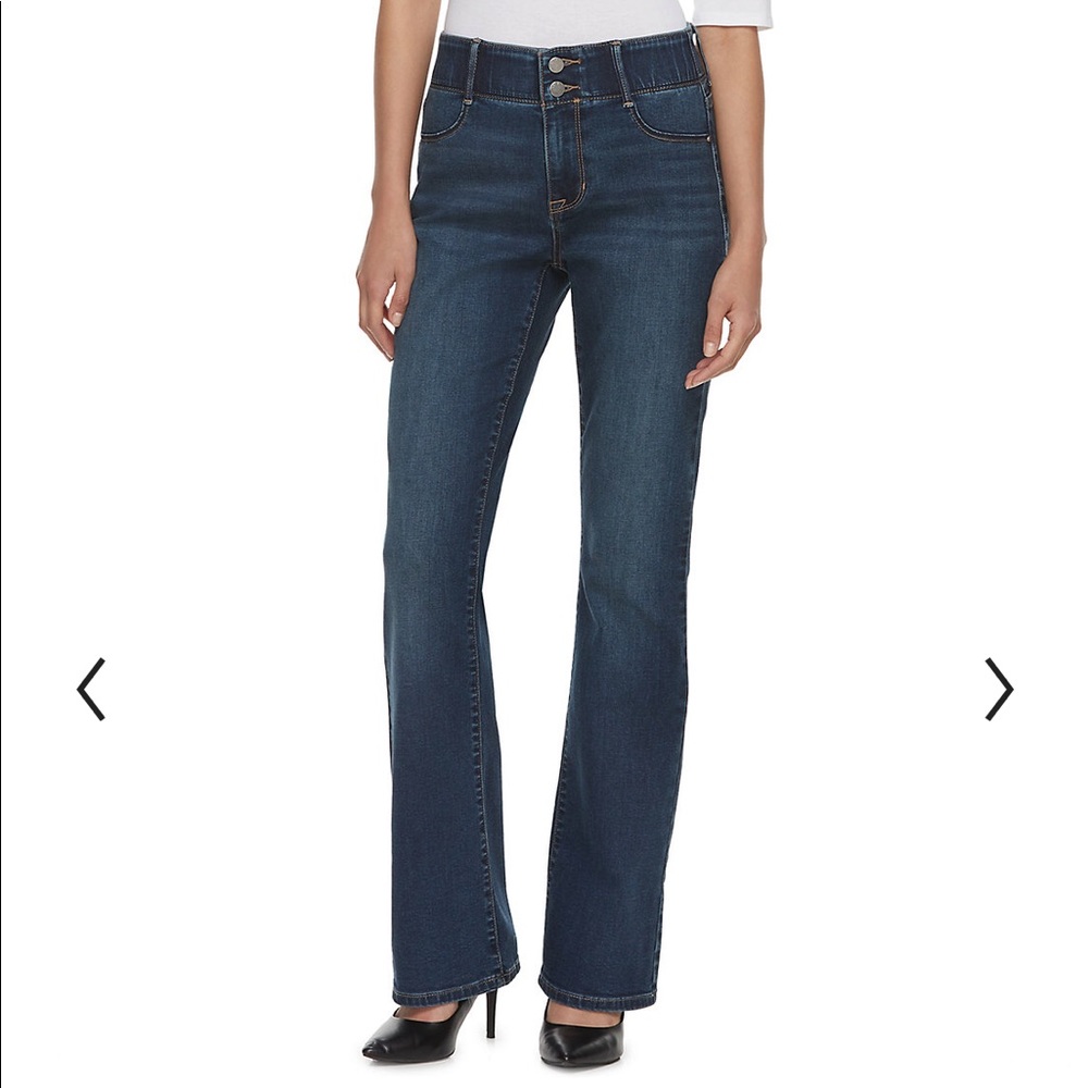 Apt 9 bootcut tummy control jeans
